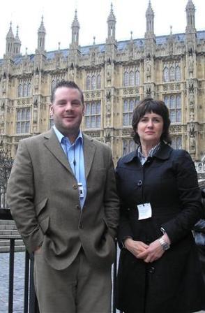 Andrew March with Christine