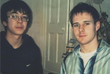 Andrew and friend Vincent