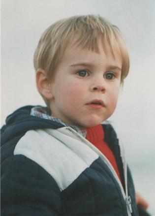 Andrew as a boy