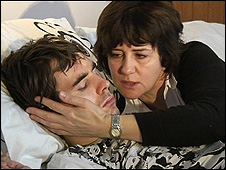 Andrew with Mum