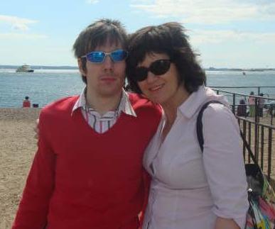 Christine and Andy at the beach Summer 2007