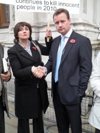 Christine with Dan Byles