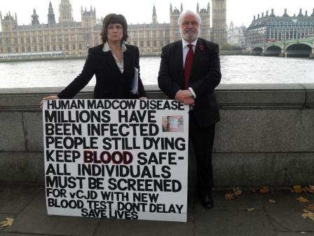 Christine with Frank Dobson MP