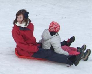 Emma in the snow